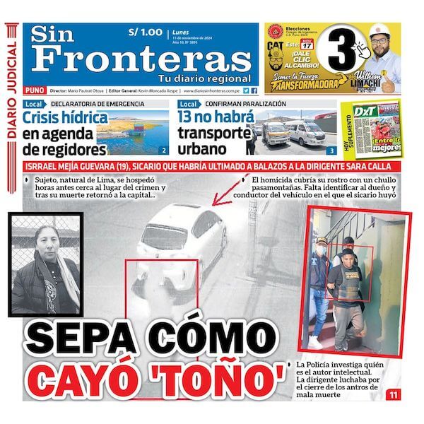 DIARIO SIN FRONTERAS PUNO