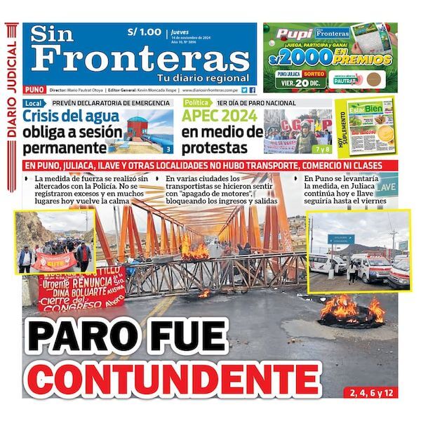 DIARIO SIN FRONTERAS PUNO