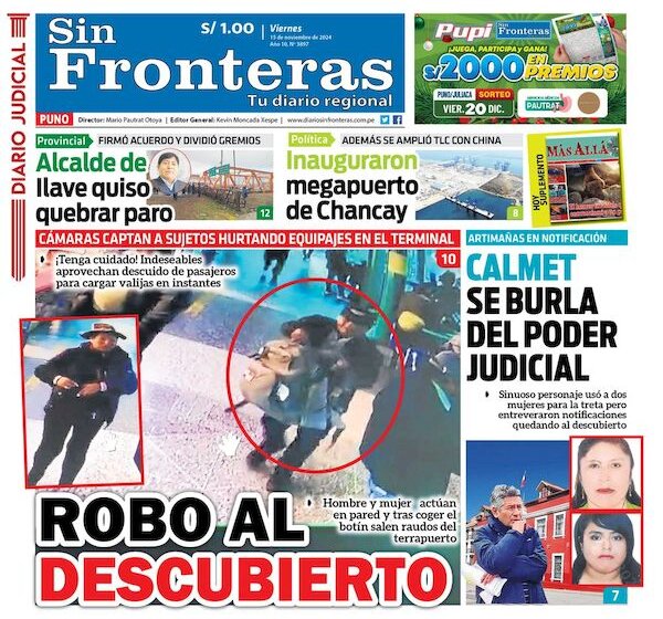  DIARIO SIN FRONTERAS PUNO 15112024