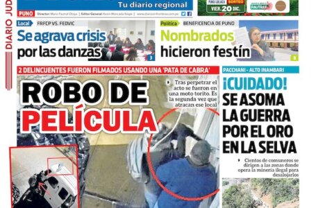 DIARIO SIN FRONTERAS PUNO