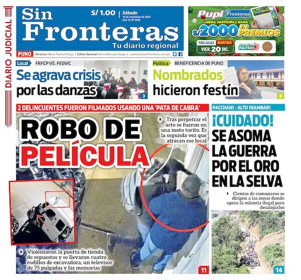 DIARIO SIN FRONTERAS PUNO