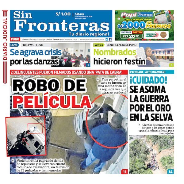 DIARIO SIN FRONTERAS PUNO