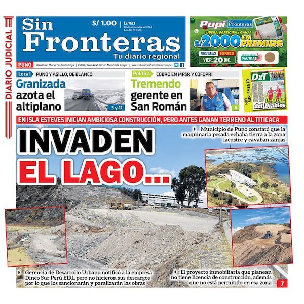 DIARIO SIN FRONTERAS PUNO