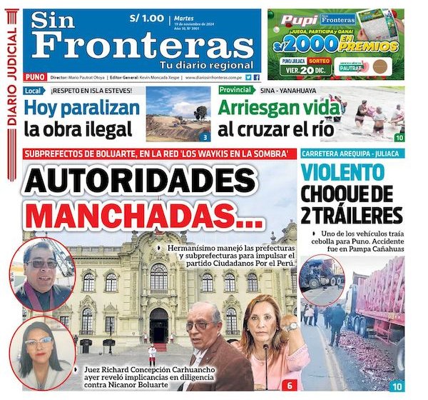 DIARIO SIN FRONTERAS PUNO