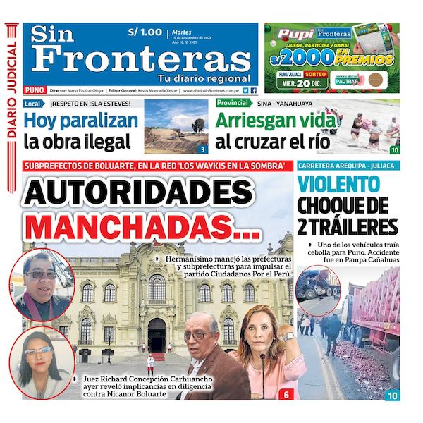 DIARIO SIN FRONTERAS PUNO