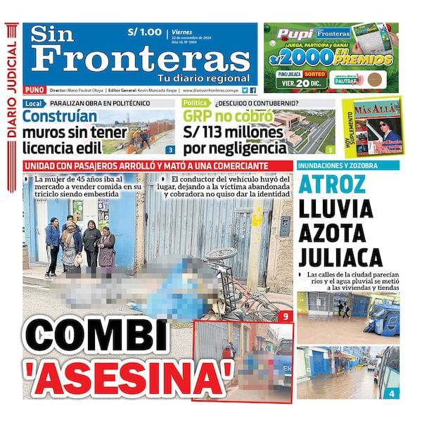 DIARIO SIN FRONTERAS PUNO