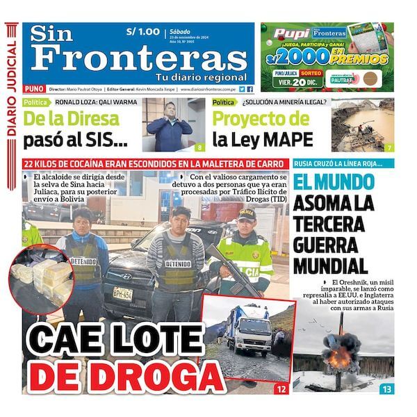 DIARIO SIN FRONTERAS PUNO