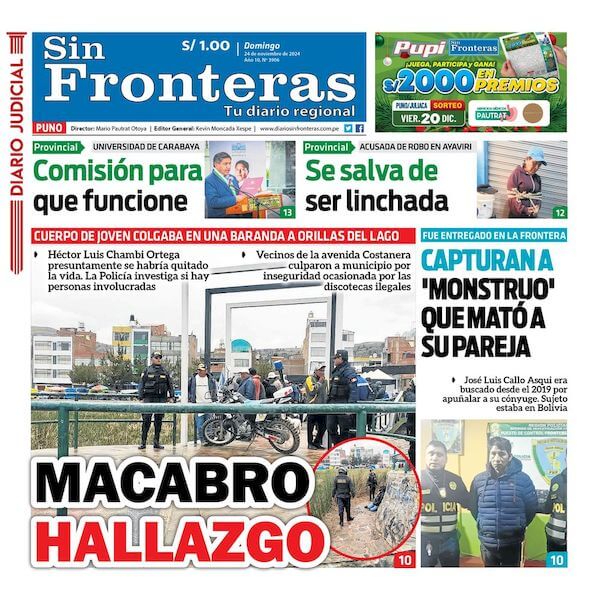 DIARIO SIN FRONTERAS PUNO