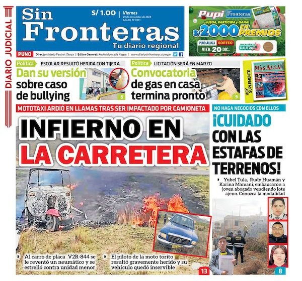 DIARIO SIN FRONTERAS PUNO