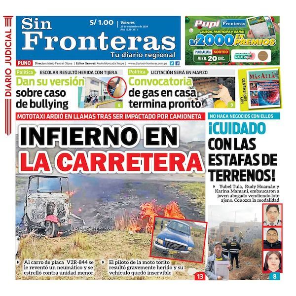 DIARIO SIN FRONTERAS PUNO