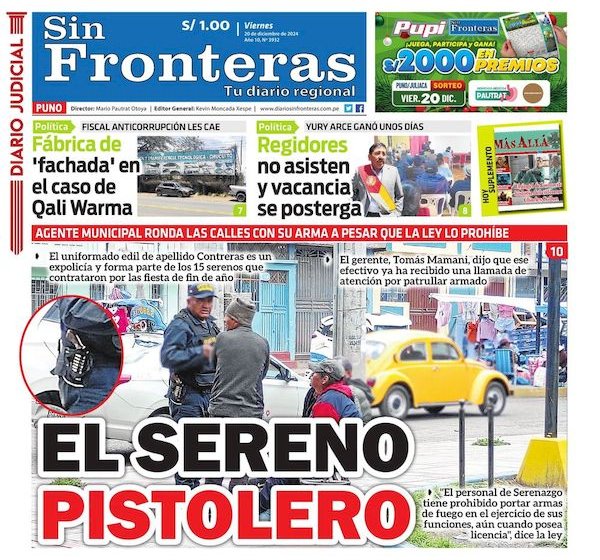  DIARIO SIN FRONTERAS PUNO 20122024