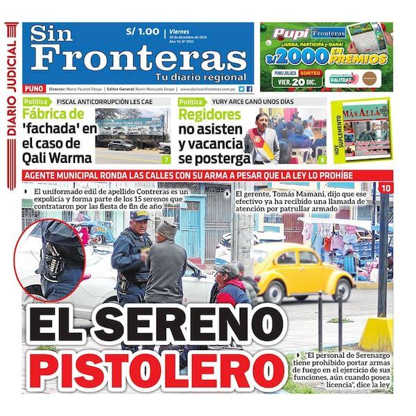 DIARIO SIN FRONTERAS PUNO