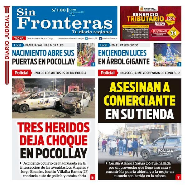 DIARIO SIN FRONTERAS TACNA