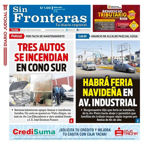 DIARIO SIN FRONTERAS TACNA