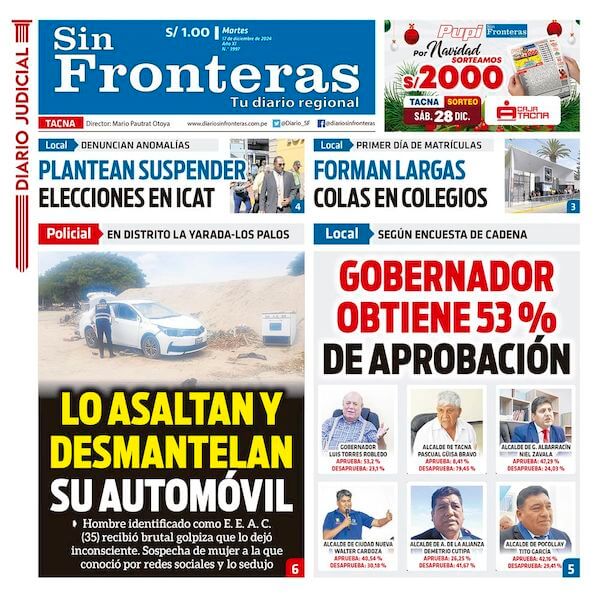 DIARIO SIN FRONTERAS TACNA