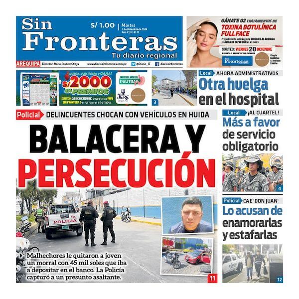 DIARIO SIN FRONTERAS AREQUIPA