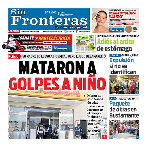 DIARIO SIN FRONTERAS AREQUIPA