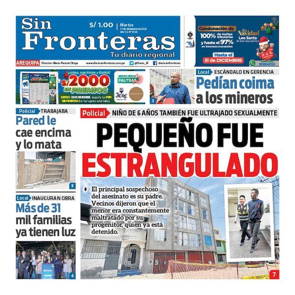 DIARIO SIN FRONTERAS AREQUIPA