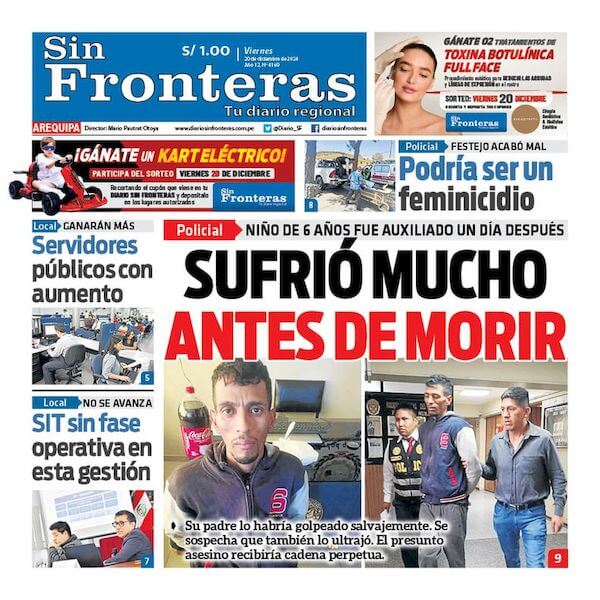 DIARIO SIN FRONTERAS AREQUIPA