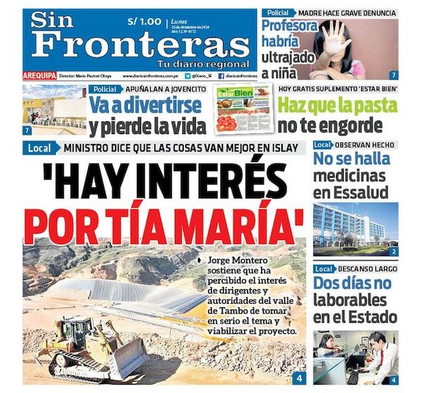  DIARIO SIN FRONTERAS AREQUIPA 23122024