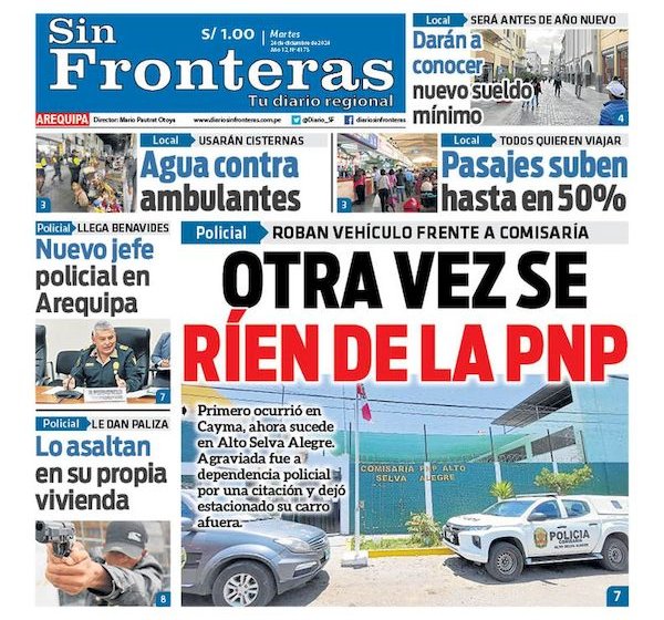  DIARIO SIN FRONTERAS AREQUIPA 24122024