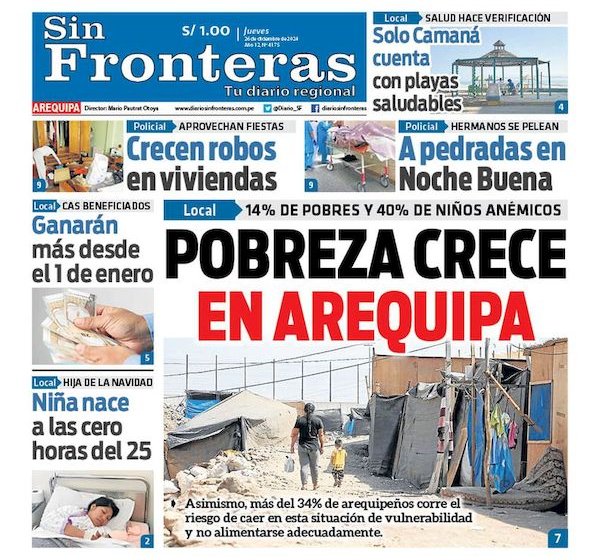  DIARIO SIN FRONTERAS AREQUIPA 26122024