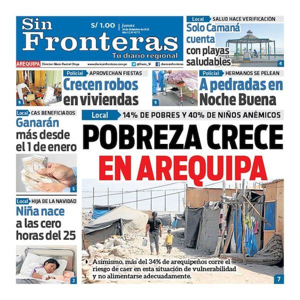 DIARIO SIN FRONTERAS AREQUIPA