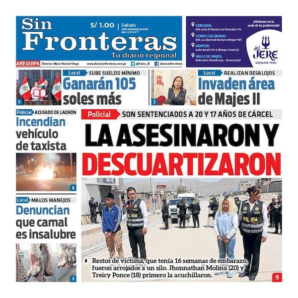 DIARIO SIN FRONTERA AREQUIPA