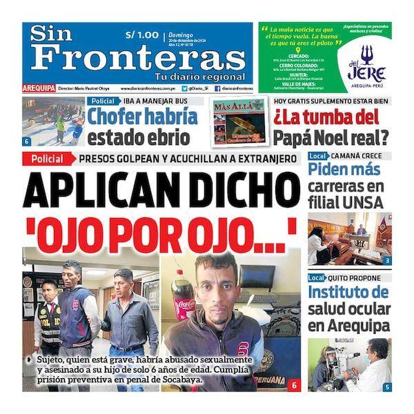 DIARIO SIN FRONTERAS AREQUIPA