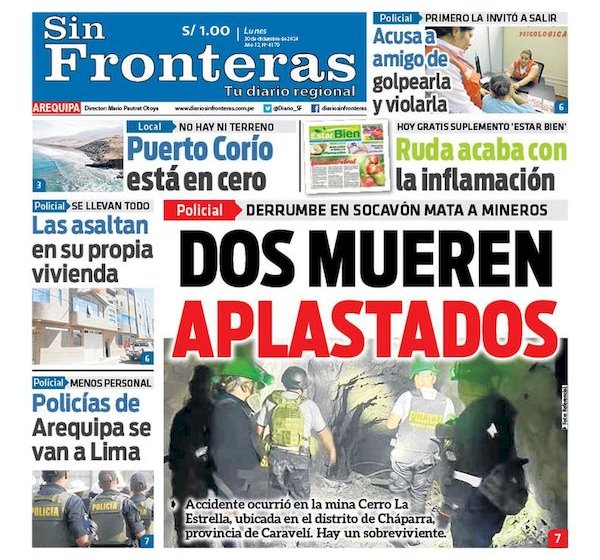  DIARIO SIN FRONTERAS AREQUIPA 30122024