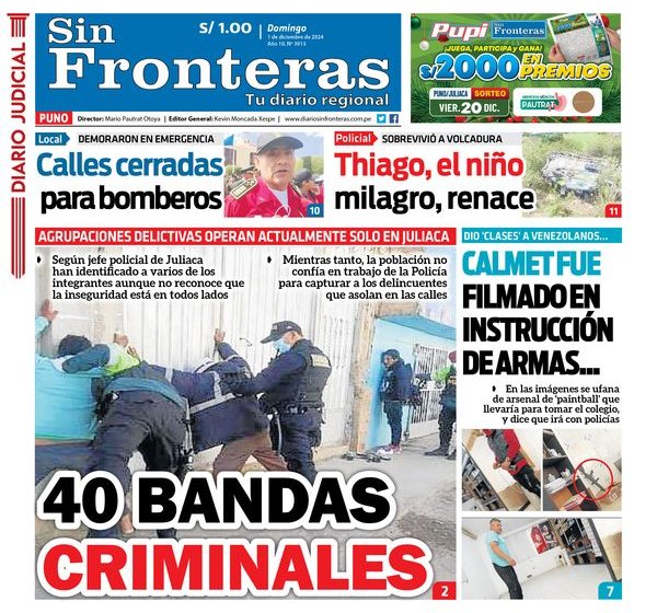 DIARIO SIN FRONTERAS PUNO