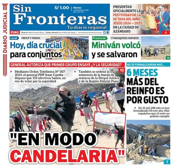 DIARIO SIN FRONTERAS PUNO