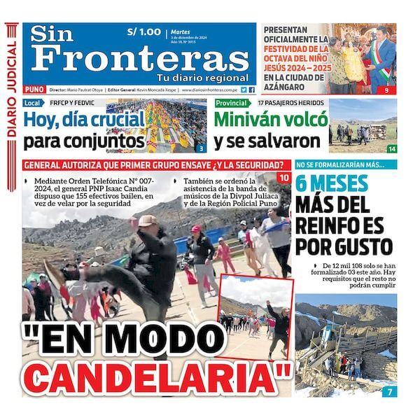 DIARIO SIN FRONTERAS PUNO