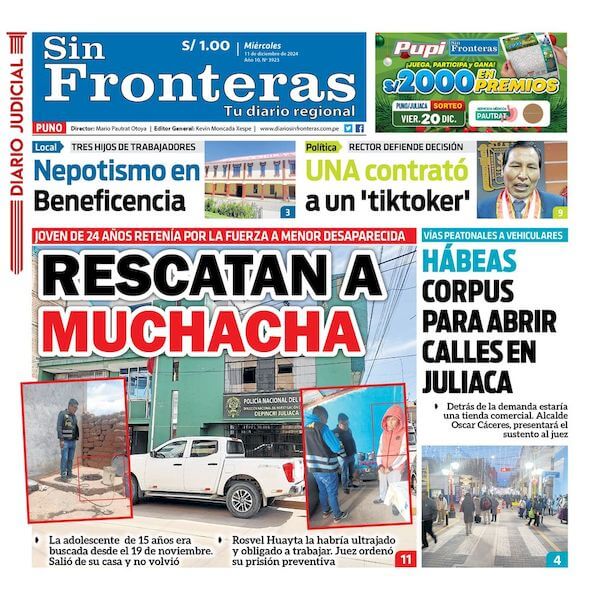 DIARIO SIN FRONTERAS PUNO