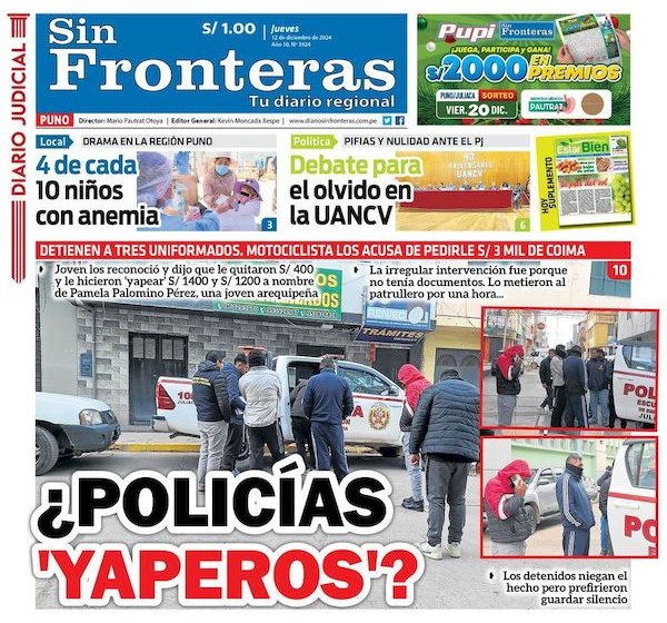 DIARIO SIN FRONTERAS PUNO