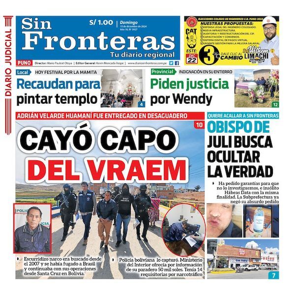 DIARIO SIN FRONTERAS PUNO