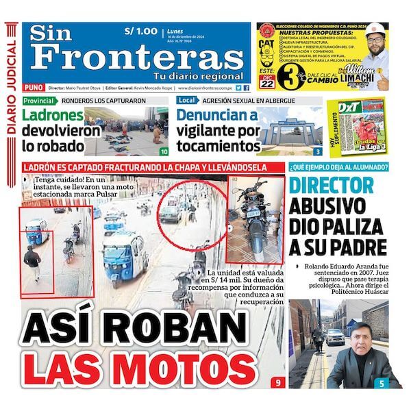 DIARIO SIN FRONTERAS PUNO