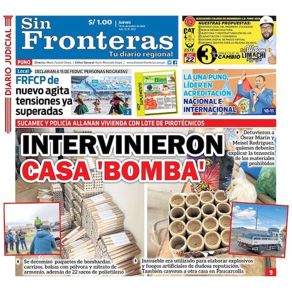 DIARIO SIN FRONTERAS PUNO