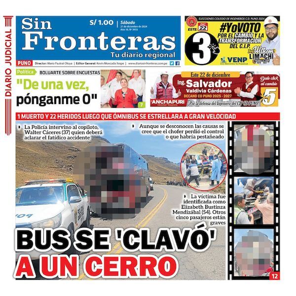 DIARIO SIN FRONTERAS PUNO