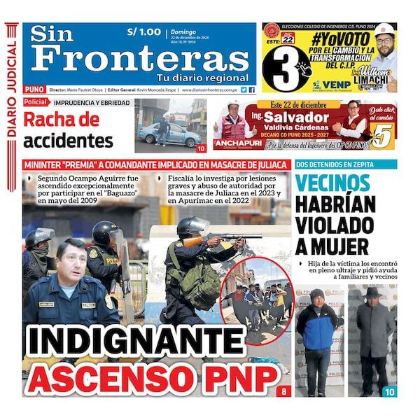 DIARIO SIN FRONTERAS PUNO