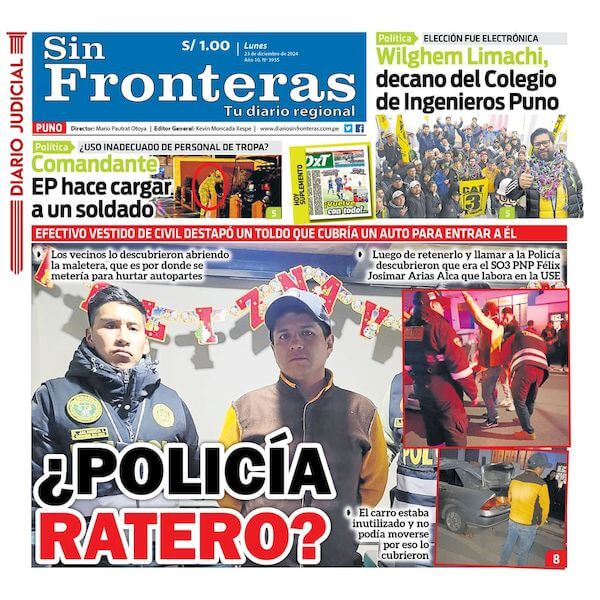 DIARIO SIN FRONTERAS PUNO