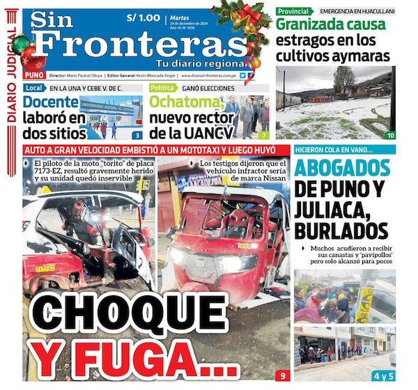 DIARIO SIN FRONTERAS PUNO