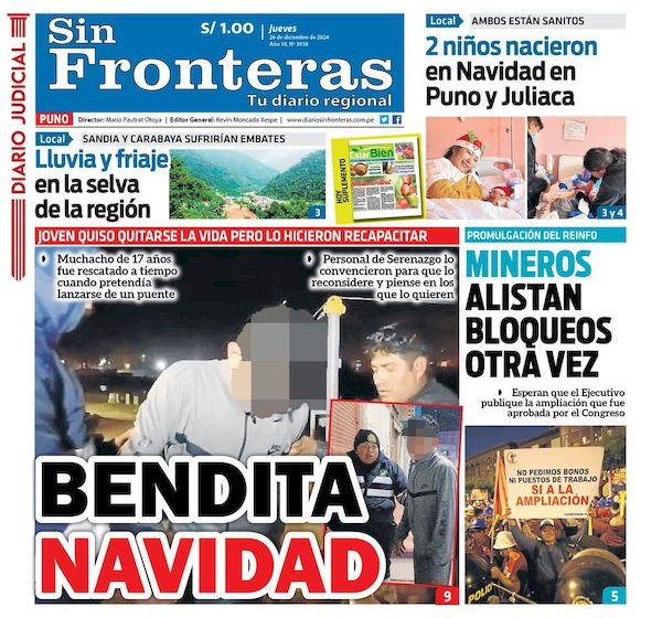 DIARIO SIN FRONTERAS PUNO