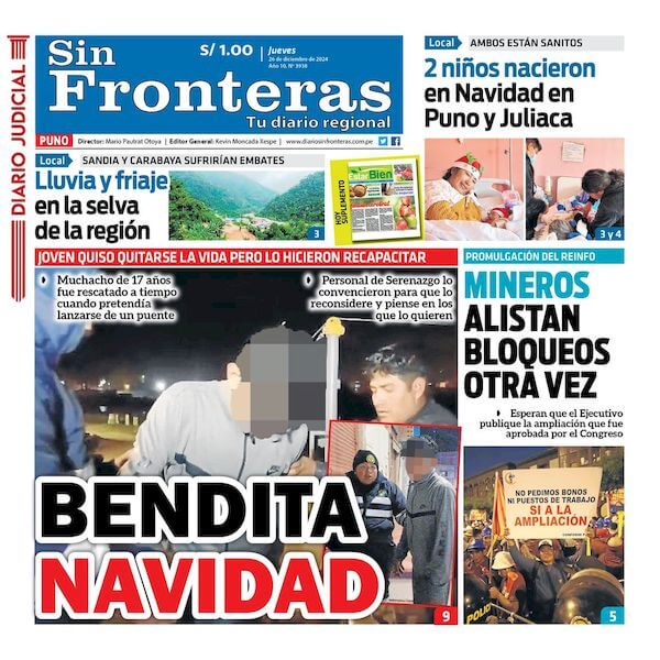 DIARIO SIN FRONTERAS PUNO