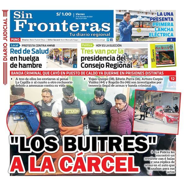 DIARIO SIN FRONTERAS PUNO