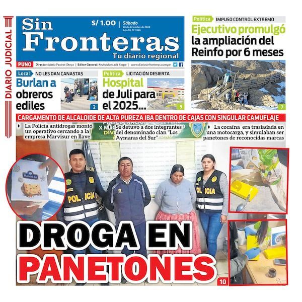 DIARIO SIN FRONTERAS PUNO