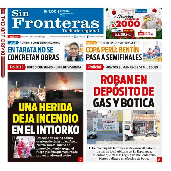 DIARIO SIN FRONTERAS TACNA