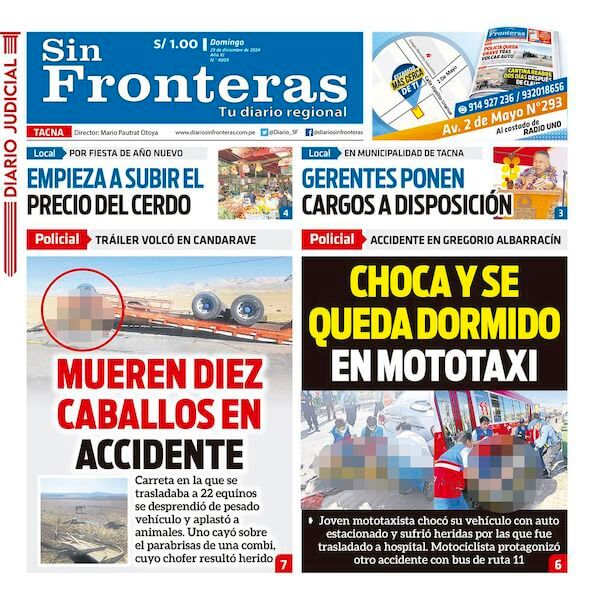 DIARIO SIN FRONTERAS TACNA