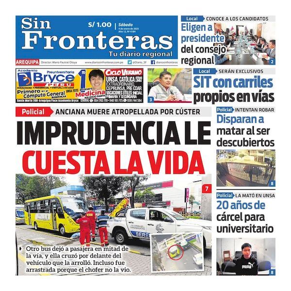 DIARIO SIN FRONTERAS AREQUIPA