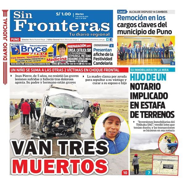 DIARIO SIN FRONTERAS PUNO